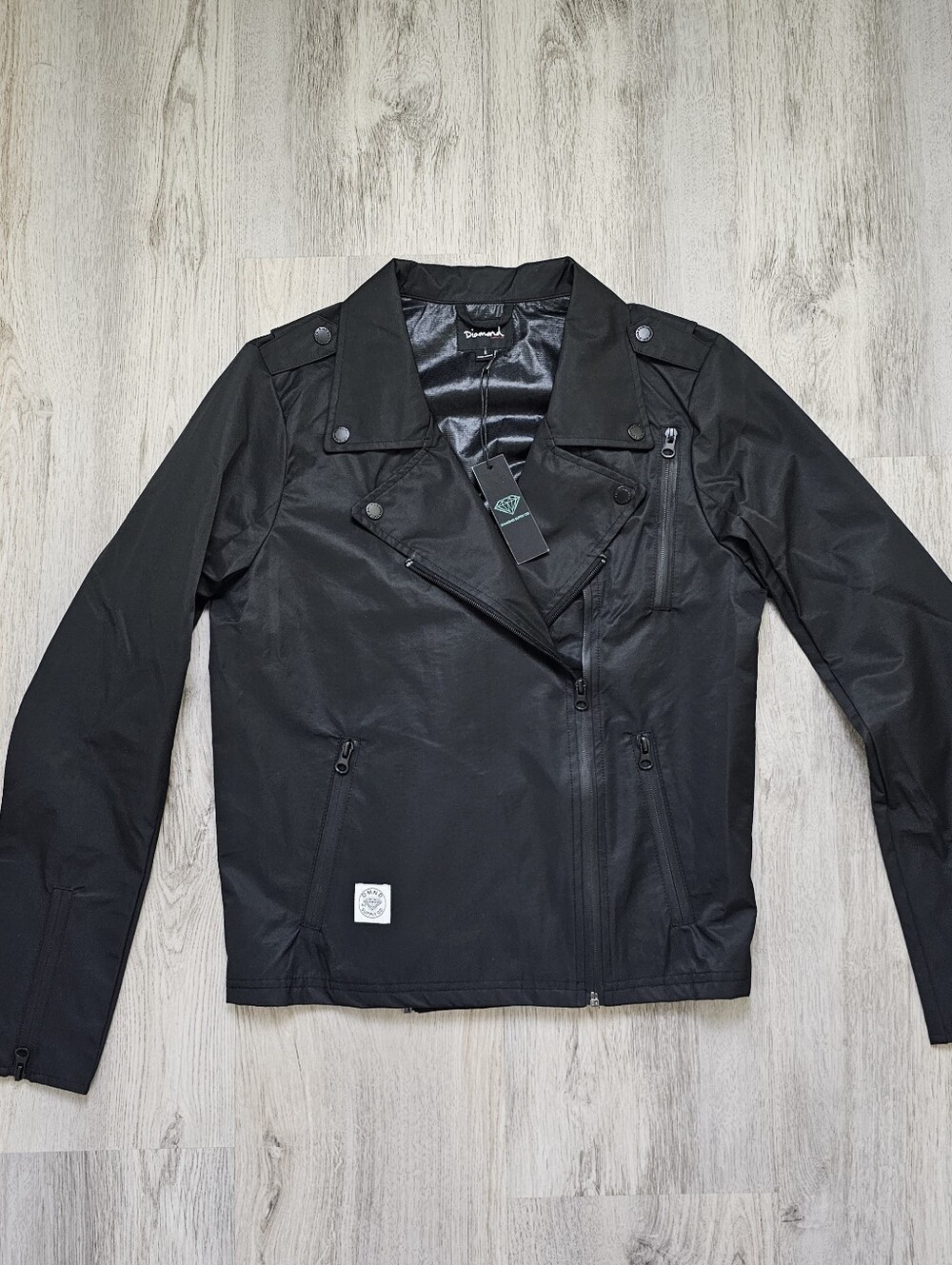 New Diamond Supply Co Light Weight Moto Jacket